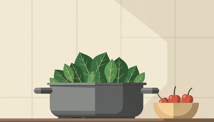 collard greens pot