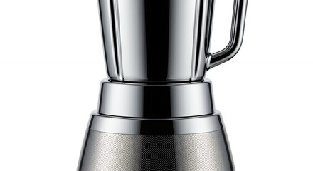 Modern metallic kitchen blender