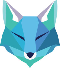  Geometric Fox Head – Modern Polygonal Animal Vector Design