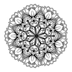 Circular Grid Mandala A mandala built from a grid of circles