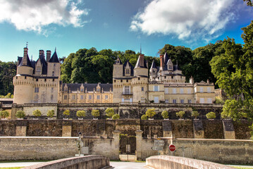 Le château d'Ussé, château de la belle aux bois dormant