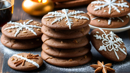 Fototapeta premium Nuremberg Lebkuchen, gingerbread cookies