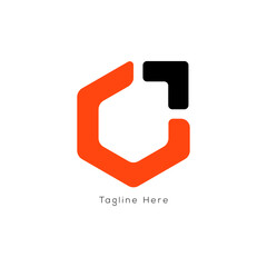 Modern Abstract hexagon concept Tech Logo Design, Arrow grow your Business, Branding Icon Arrow grow your work