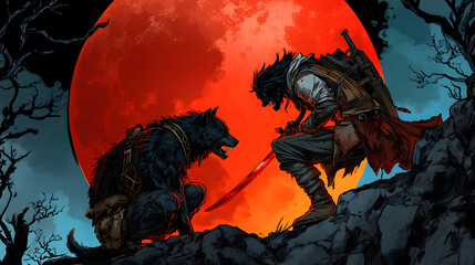 A Werewolf Hunter and Its Beastly Companion Preparing 213550fb 48e4 4af2 B324 693fbfe316cd 2