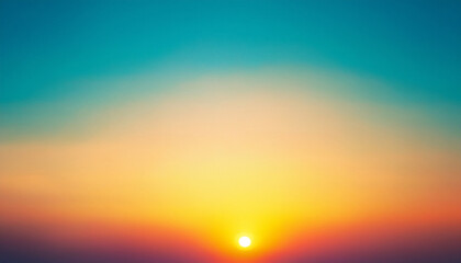 Obraz premium sun background with a pastel colored gradient