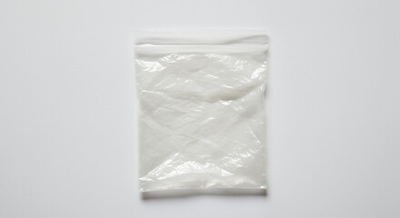 White powder in plastic bag