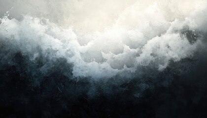 Obraz premium Abstract cloud-like landscape