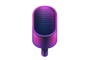 Vintage-style orange microphone with a modern twist, designed for podcasters and vocal artists in creative studios
