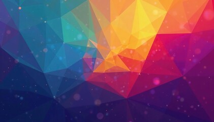 Geometric abstract design with vibrant colors, pattern, surface, contemporary