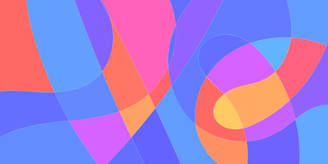 Vector Background of colorful liquid and fluid for summer collection, Cards, Posters, Flyers, Discs. Editable Background with Clipping Mask. Vector.