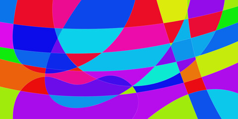 Obraz premium Vector Background of colorful liquid and fluid for summer collection, Cards, Posters, Flyers, Discs. Editable Background with Clipping Mask. Vector.