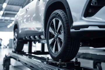 A technician is performing a diagnostic test on cars electronics