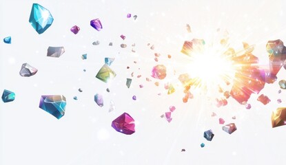Gemstone explosion