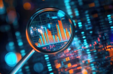 Analyzing data through magnifying glass