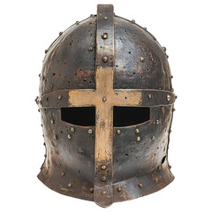 Crusader Helmet with Cross Visor