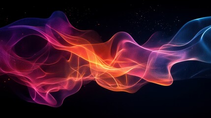 Obraz premium Abstract design with flowing, vibrant colors.