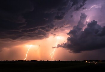 large cloud filled with lots of lightning