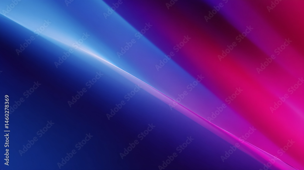 Aufkleber Abstract background with diagonal blue and pink gradient lines creating a dynamic visual effect, symbolizing energy, contrast, and modern design, ideal for website or app design