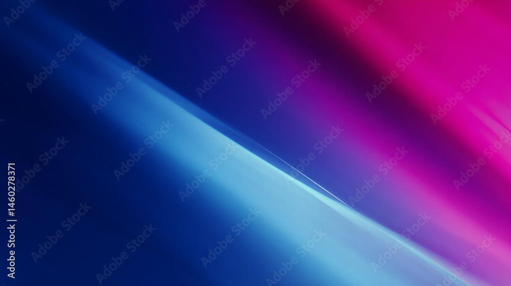 Aufkleber Abstract background with diagonal blue and pink gradient hues, creating a dynamic and vibrant visual effect suitable for various design projects, symbolizing energy and creativity