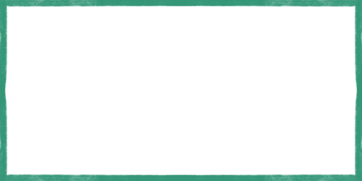 Green border frame for cards and invitations educational presentation design elements 