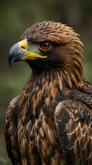 Obraz premium Golden Eagle with Intense Eyes