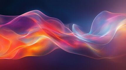 Fototapeta premium Abstract colorful flowing lines design.