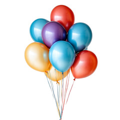 Colorful Balloons Bunch Celebration Party Joy,