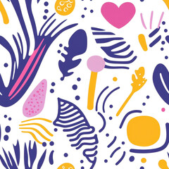 Explore vibrant floral patterns in this seamless design, perfect for fashion, home decor, and joyful gifts