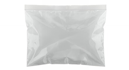 White plastic bag packaging