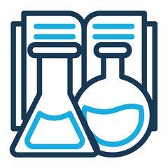Chemistry Icon # Learning Pack # Outline Color Style