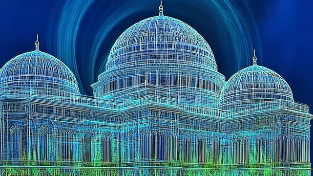 Digital Architectural Design of a Mosque