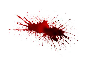 Realistic Red Blood Splatter PNG &mdash; Dripping & Explosion Effects on Transparent Background