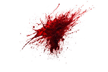 Realistic Red Blood Splatter PNG &mdash; Dripping & Explosion Effects on Transparent Background