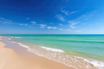 Obraz premium Tranquil beach scene (1)