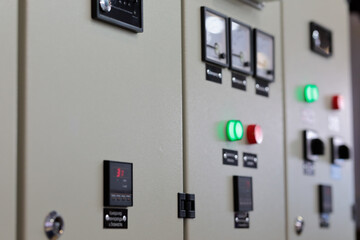electric power cabinets with monitoring devices
