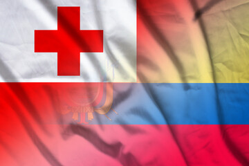 Tonga and Ecuador political flag transborder negotiation ECU TON