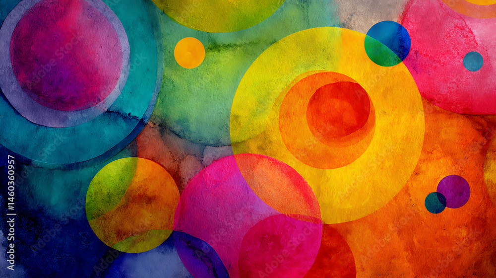 Aufkleber abstract colorful background with waves, background with vibrant colors