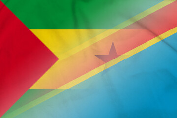 Sao Tome and Principe and Democratic Republic of the Congo official flag international contract COG STP