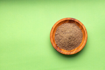 Aromatic black pepper in a bowl - Piper nigrum