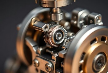 close up view of a mechanical device