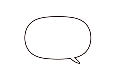 Fototapeta premium シンプルな吹き出し ベクター