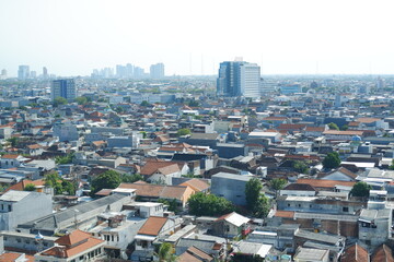Cityscape View of Buildings and Residential Areas