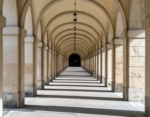 Serene courtyard with fountain, orange trees, and intricate tilework. Peaceful atmosphere, architectural detail, lush greenery.