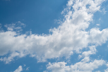 見上げると綺麗な青い空