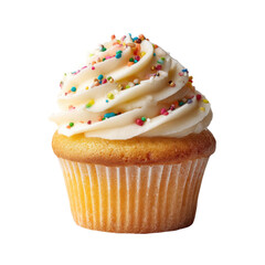 Cupcake with Icing Transparent Background


