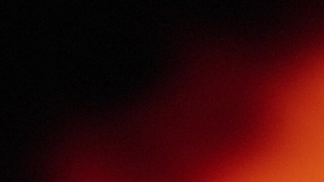 Abstract black red orange speckled grain background, bright color gradient shape, noise texture poster cover design