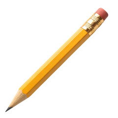 pencil on white background