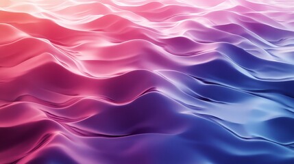Abstract wavy surface with vibrant color gradients.