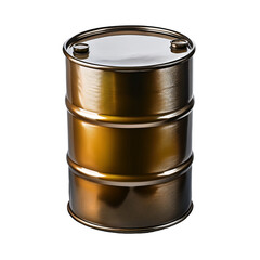 Metallic Oil Barrel - Industrial Storage Container