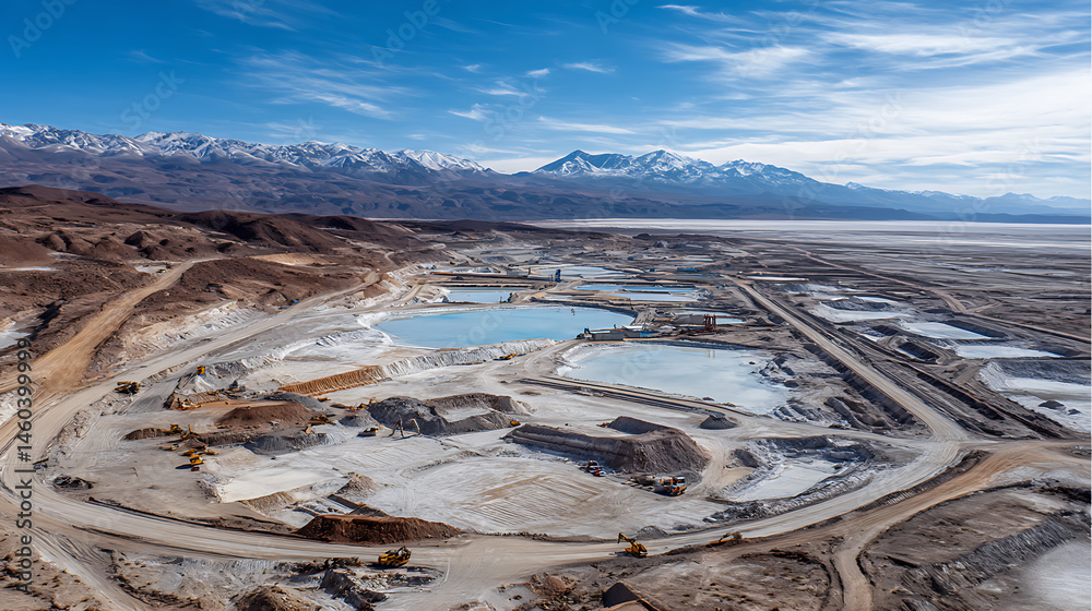 Poster lithium mining site